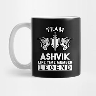 Ashvik Name T Shirt - Ashvik Life Time Member Legend Gift Item Tee Mug